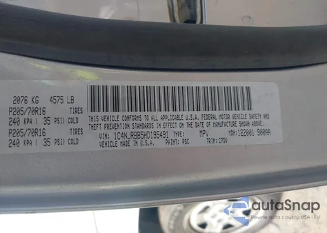 2017 Jeep Patriot Sport 4X4 from USA, damaged, VIN 1C4NJRBB5HD195491